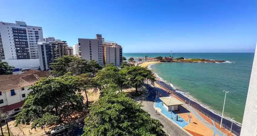Exclusividade prime para você! belíssimo apartamento de alto padrão à venda na praia da areia preta, guarapari/es. toda exclusividade de um por andar!