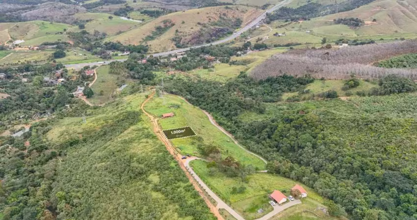 Oportunidade em guarapari/es: terreno rural de 1.000m² com vista incrível no início da rota da ferradura para morar ou investir.