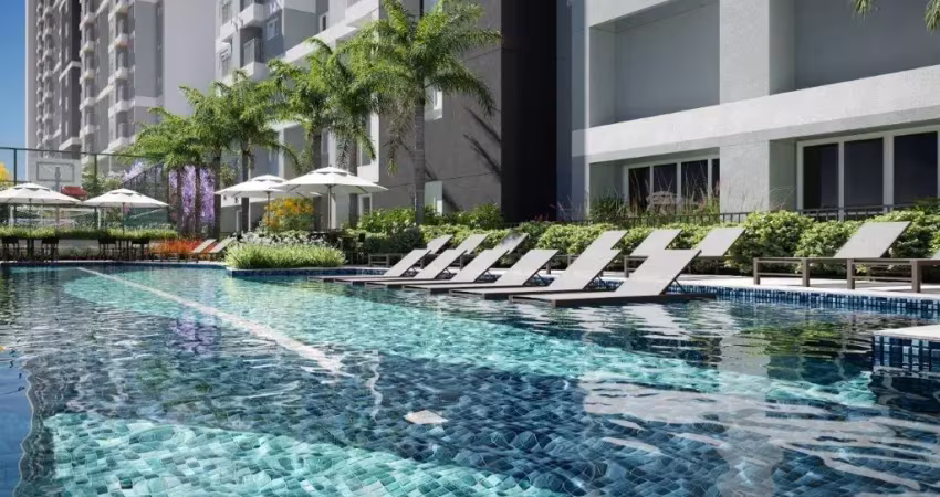Apartamento com varanda e lazer de clube – laparque
