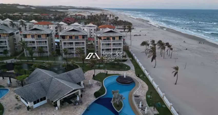 Apartamento pé na areia à venda | porto das dunas, aquiraz