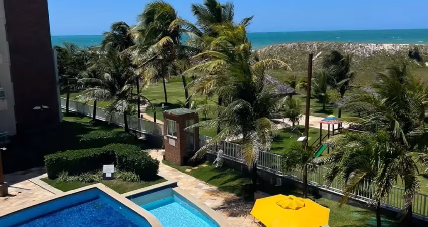 Apartamento frente mar no porto das dunas - mobiliado e decorado