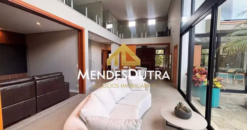 Casa mobiliada para alugar com 4 suítes no condomínio vila dáquila, piracicaba-sp