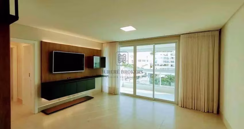 Apartamento mobiliado com 2 dormitórios (1 suíte) e varanda gourmet – 87 m²