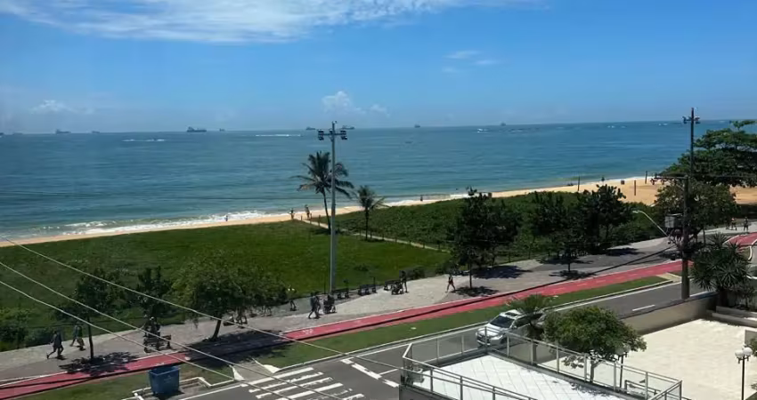 Vendo lindo apartamento na frente do mar, na praia da costa. mobiliado ou não