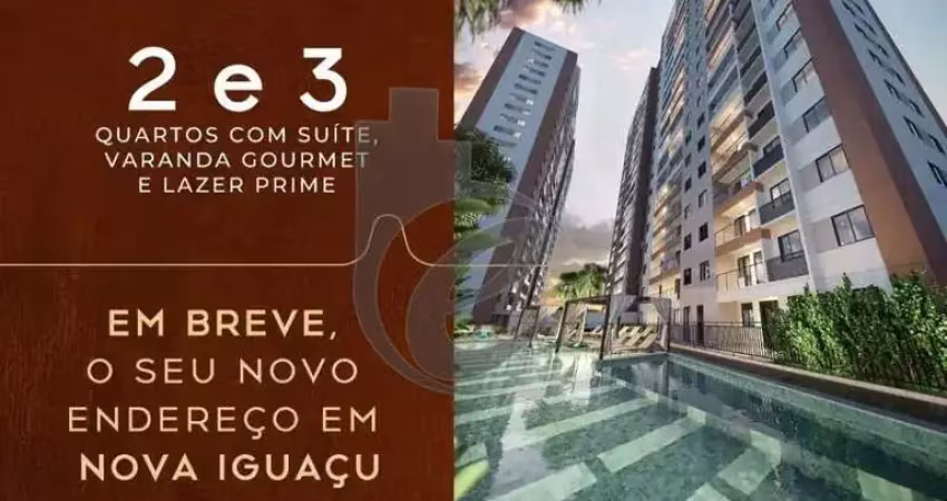 Apartamento para venda em nova iguaçu, centro, 2 dormitórios, 1 suíte, 2 banheiros, 1 vaga
