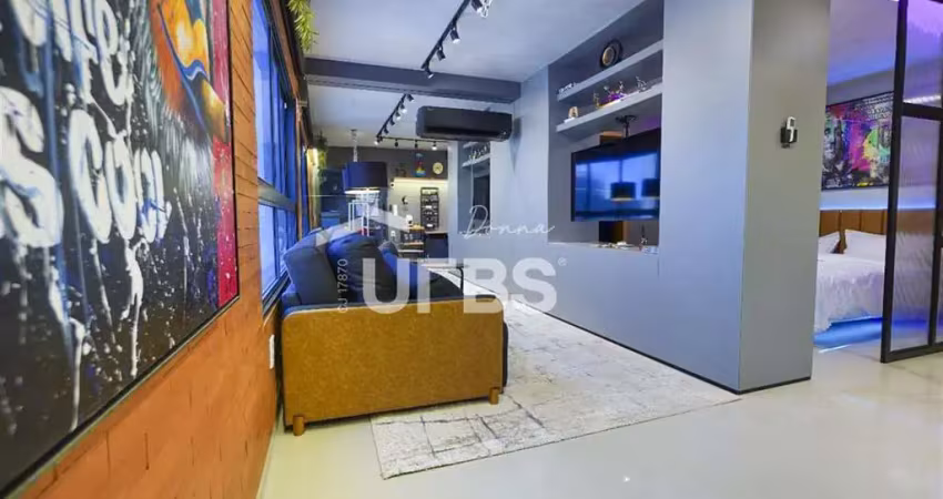 Apartamento à venda no ritmo bueno – 52m², 1 quarto, mobiliado e decorado