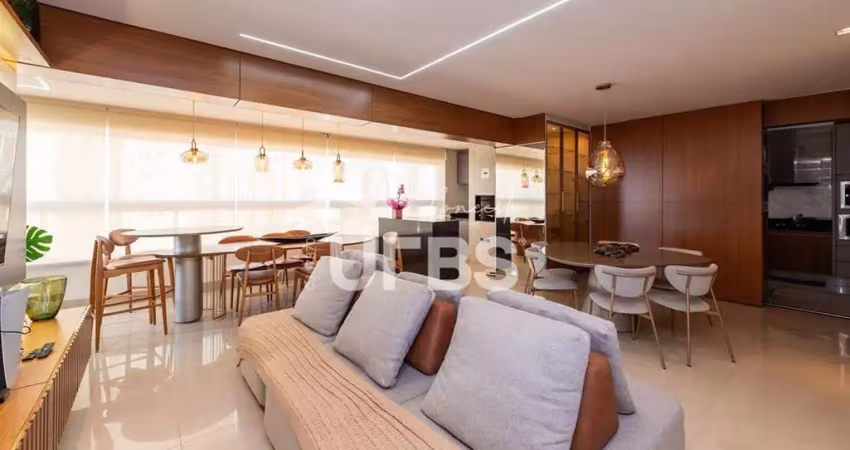 Apartamento mobiliado 170 m² – 3 suítes – gaia consciente home – setor bueno, goiânia