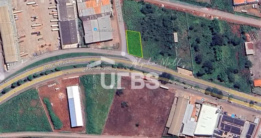 Terreno de esquina à venda — av. perimetral norte, goiânia