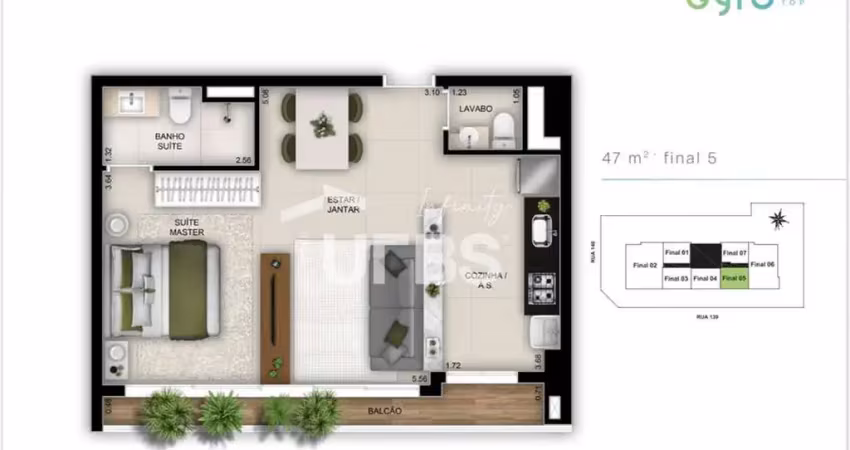 Loft com 1 quarto à venda na Rua 146, Setor Marista, Goiânia