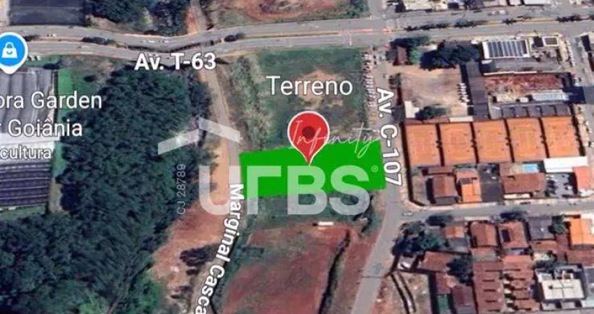 Lote comercial de 1328,65m² no jardim américa/ marginal cascavel. próximo a avenida t-63, supermercado moreira, setor bueno, matsuflora. cercado por comércios consolidados: supermercado moreira, big l