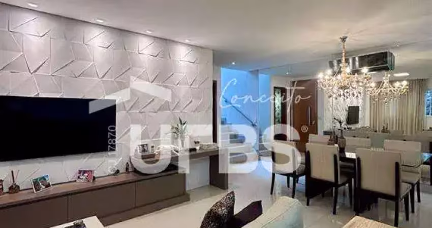 Sobrado, 3 suítes, 144,53m², residencial gran vitória, 5 minutos do flamboyant.