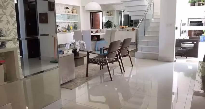 Venda - casa duplex em condomínio de luxo com 4 suítes  – lagoa nova | 450 m²