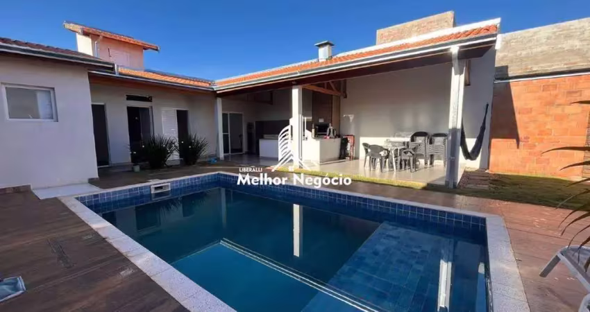Casa à venda, 2 dormitórios (quartos) e 2 banheiros, com picisna e área gourmet no bairro jardim são francisco, piracicaba, sp