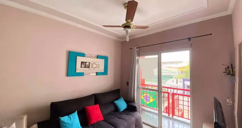 Ap1844 apartamento à venda com 2 dormitórios sendo 1 suíte, sala para 2 ambientes com sacada. vila industrial, campinas, sp