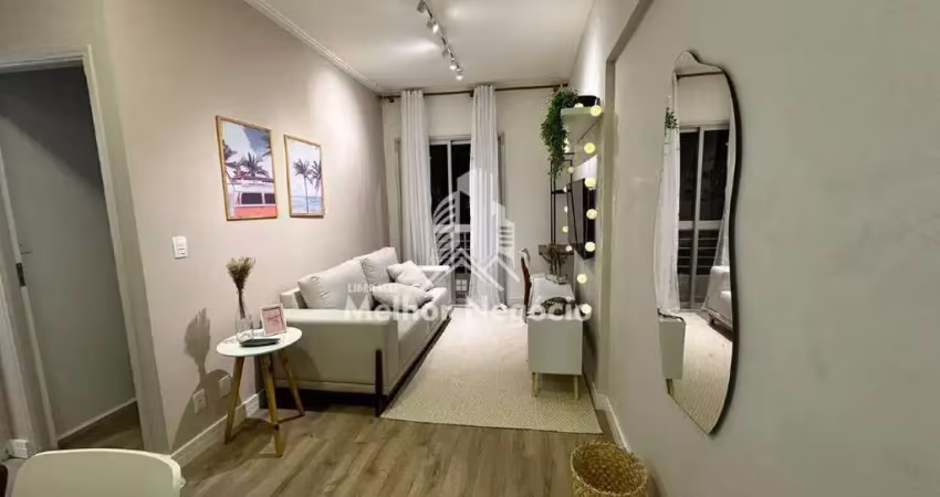 Apartamento *porteira fechada* com 01 dormitório (quarto) à venda no bairro ponte preta em campinas/sp.