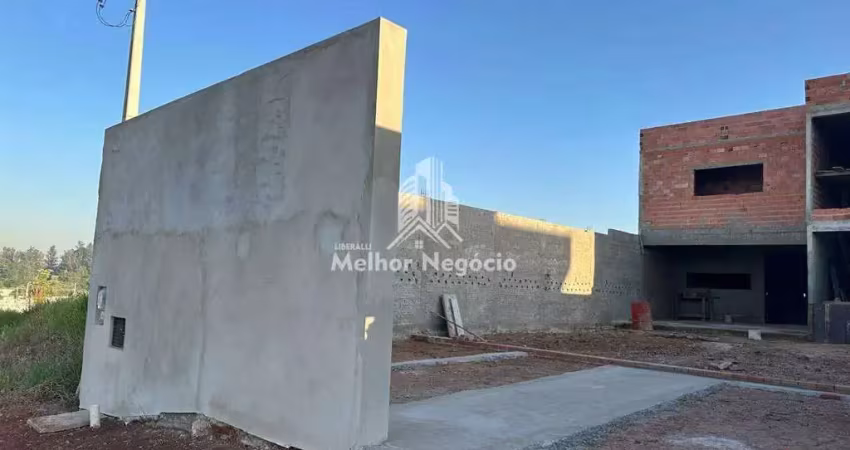 Casa em fase de construção com 3 dormitórios a venda, no bairro vale do sol, piracicaba - sp