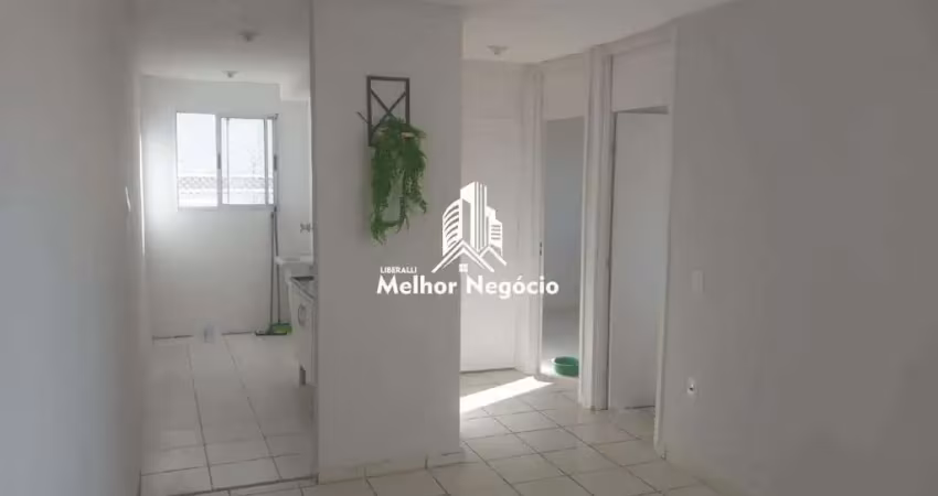 Apartamento 44m² à venda, 2 dormitórios (quartos), 1 banheiro no condomínio parque ville jardim nova suíça, piracicaba - sp,