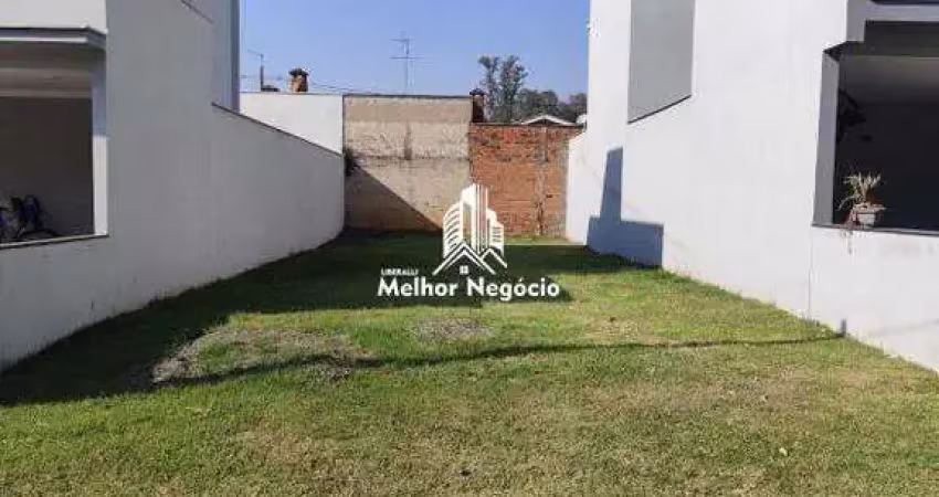 Terreno em condomínio à venda com 200 m² no bairro água branca em piracicaba - sp.