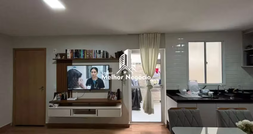 Apartamento à venda com 02 quartos condomínio roma residencial clube em campinas- sp