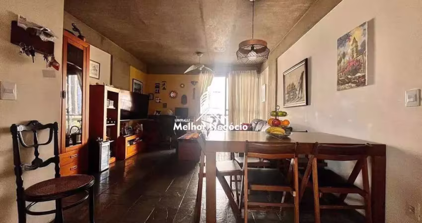 Apartamento à venda com 03 quartos sendo 01 deles suíte, localizado no bairro cambuí, condomínio edifício guaica em campinas/sp.