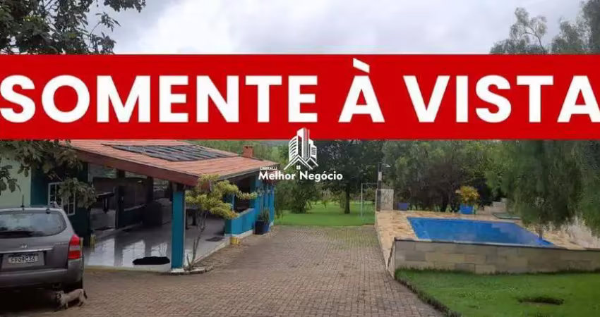 (não aceita financiamento)chácara com 02 quartos (01 suíte) à venda no bairro vivendas bela vista, piracicaba - sp