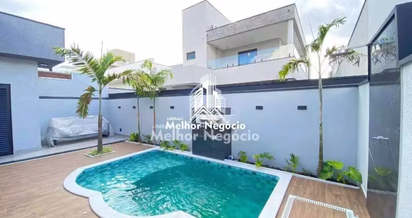 Casa à venda, com 3 quartos sendo 1 suíte, com piscina no residencial real parque sumaré, sumaré, sp