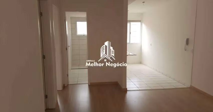 Apartamento à venda com 02 quartos, no condomínio residencial canto das andorinhas em paulínia-sp.