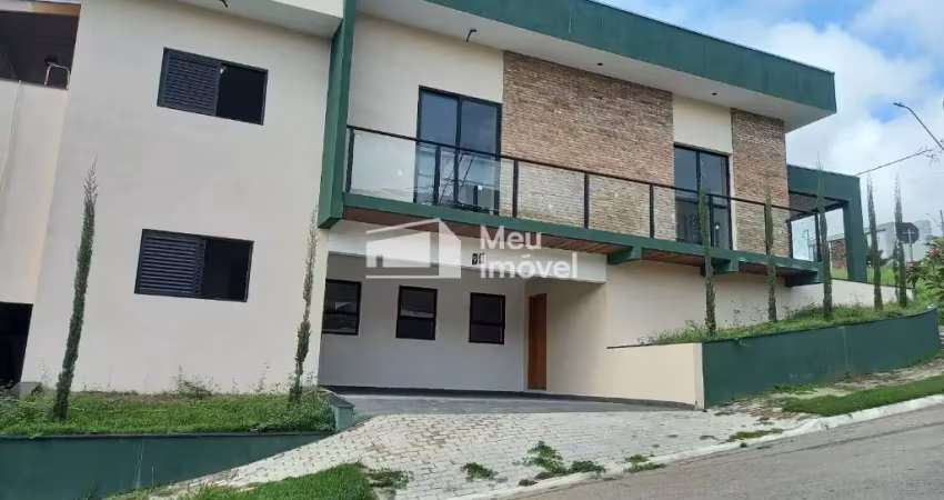 Aluguel casa nova 4 dormitórios sendo 2 suítes com 280m² - condomínio residencial mantiqueira - são josé dos campos