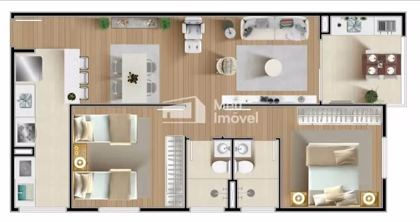 Aluguel apartamento com 2 quartos para alugar, 62m² - jardim américa - jacareí - sp