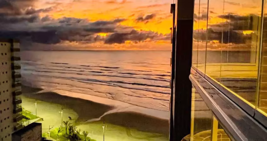 Vendo frente mar apto. totalmente mobiliado com vista mar.