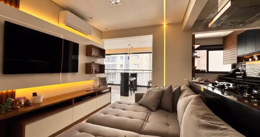 Apartamento no centro de guarulhos de 3 quartos, 2 vagas e varanda gourmet com churrasqueira