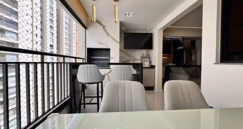Apartamento no centro de guarulhos de 3 quartos, 2 vagas e varanda gourmet com churrasqueira