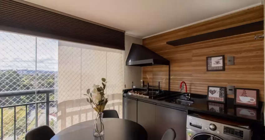 Apartamento a venda no cidade maia com 38m² e varanda gourmet com churrasqueira