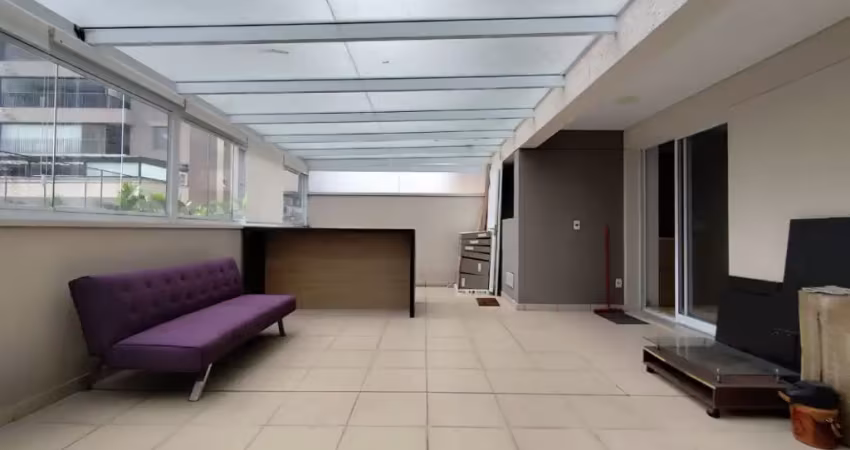 Apartamento garden a venda no tatuapé em são paulo com ampla varanda gourmet