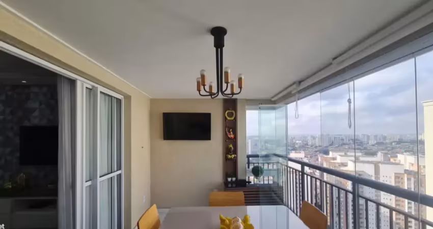 Apartamento a venda no parque ventura em guarulhos com 83m² - varanda gourmet com churrasqueira, ao lado do shopping maia e cidade maia