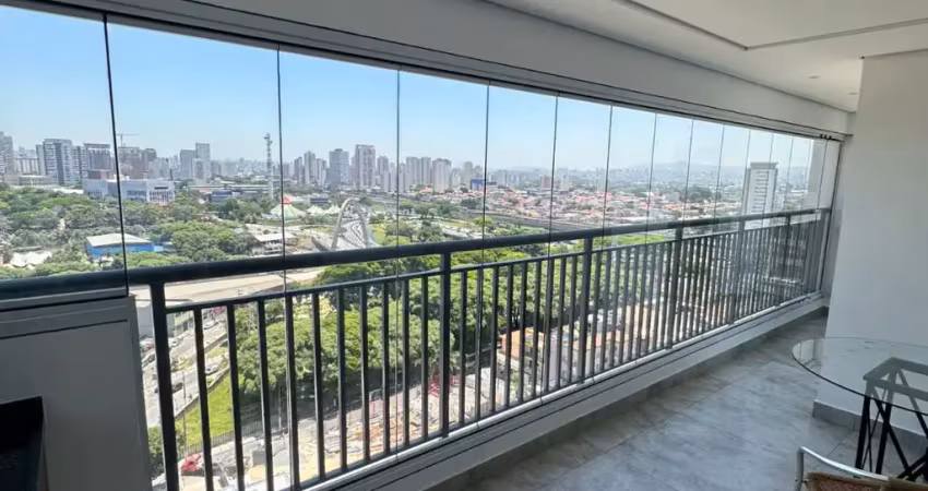 Apartamento no tatuapé em são paulo com 3 quartos, 2 vagas de garagem e varanda gourmet