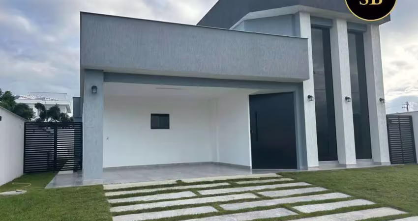 Casa plana / nova para venda em rio das ostras, viverde, 3 dormitórios, 2 suítes, 3 banheiros, 3 vagas