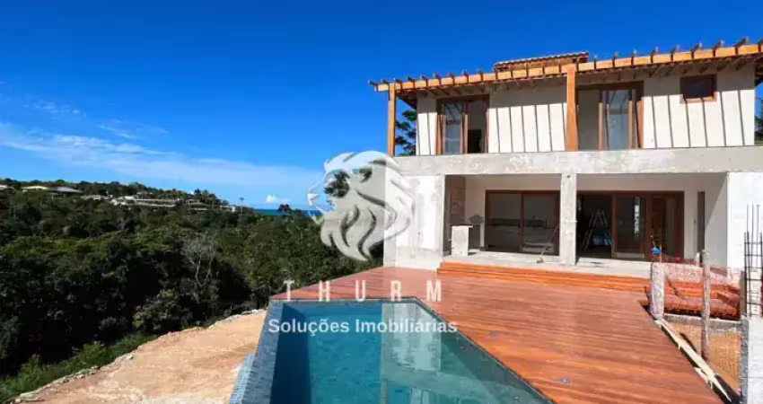Casa a venda em arraial d' ajuda com 4 suítes e vista para o mar
