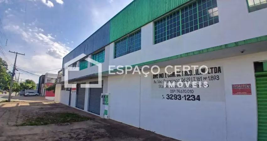 Barracão / Galpão / Depósito para alugar na Avenida São Francisco - de 799/800 ao fim, s/n, Santa Genoveva, Goiânia