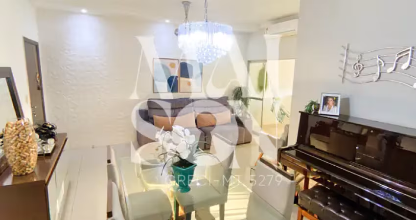 Vende-se apartamento alto padrão - 96 m² - 3 quartos ( 1 suíte ) - 2 vagas - bairro consil - edifício park villa bella - cuiabá (mt) - valor de venda: r$ 500.000,00