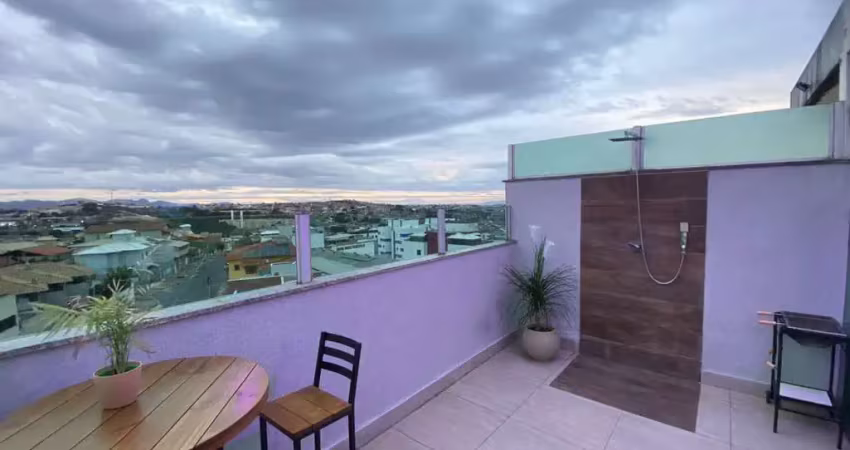 Cobertura para venda em belo horizonte, diamante (barreiro), 3 dormitórios, 2 banheiros, 2 vagas