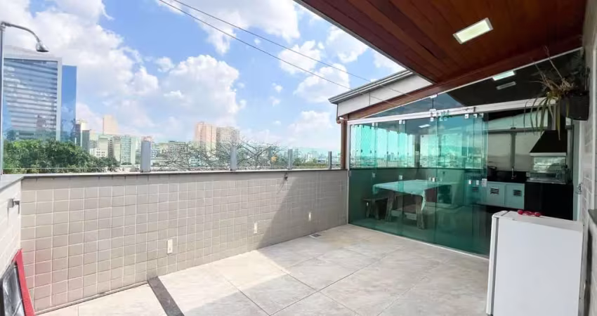 Cobertura para venda em belo horizonte, colégio batista, 4 dormitórios, 1 suíte, 2 banheiros, 1 vaga