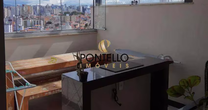 Cobertura à venda, 2 quartos, 2 suítes, 2 vagas, sagrada família - belo horizonte/mg
