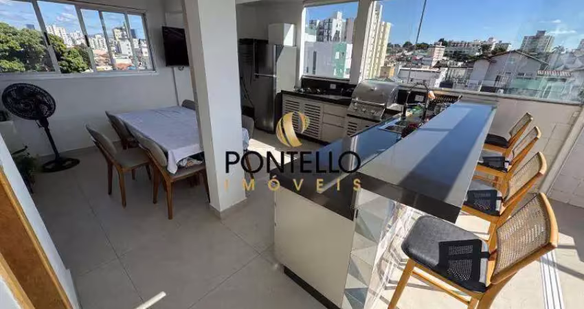 Cobertura à venda, 2 quartos, 1 suíte, 2 vagas, sagrada família - belo horizonte/mg