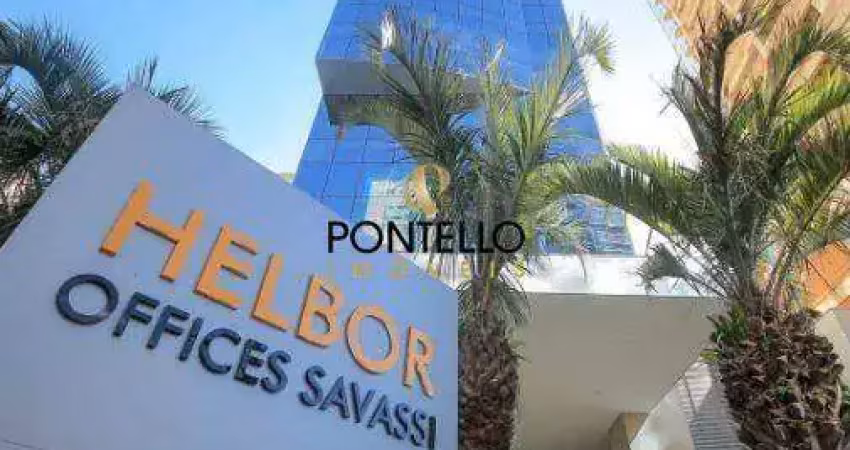 Sala comercial de 45m² com 1 vaga de garagem em localização privilegiada na savassi