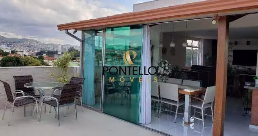 Cobertura duplex à venda, 3 quartos, 1 suíte, 2 vagas, santa inês - belo horizonte/mg