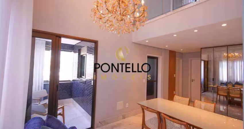 Cobertura à venda, 3 quartos, 2 suítes, 4 vagas, sagrada família - belo horizonte/mg