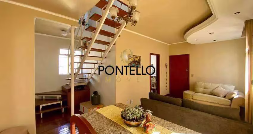 Cobertura à venda, 3 quartos, 2 suítes, 2 vagas, sagrada família - belo horizonte/mg