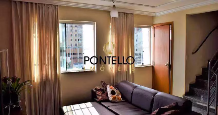 Cobertura à venda, 3 quartos, 1 suíte, 2 vagas, sagrada família - belo horizonte/mg