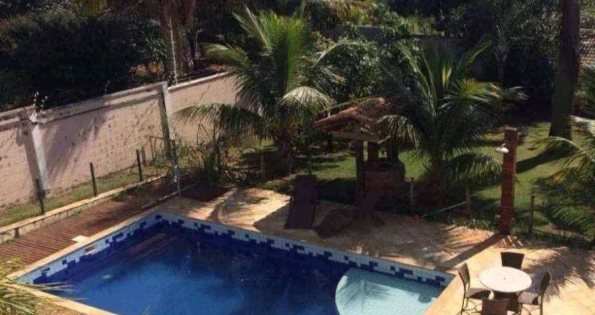 Chácara com 3 dormitórios à venda, 1000 m² por r$ 1.700.000,00 - parque da represa - paulínia/sp